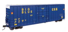 920-101719 Walthers Proto Ho 101719 Csx Big Blue 50ft Gunderson Hi-cube Paper Service Boxcar
