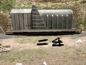 920-104226 Walthers Ho Scale 89 Bethlehem Ttx Flatcar 158338 Weathered Tagged Mwkd 920-104226 Walthers Ho Scale 89 Bethlehem Ttx Flatcar 158338 Weathered Tagged Mwkd