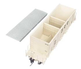920-106041 Walthers Ho Proto 40ft Ortner 100-ton Aggregate Hopper Georgetown Grr