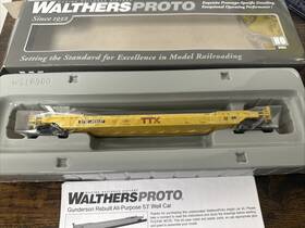 Walthers 920-109021 Proto Gunderson Rebuilt A-p 53ft Well Car Ttx Dttx #469257