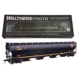 920-110324 Walthers Proto Ho 67ft Trinity 6351 4-bay Covered Hopper Tilx #570005