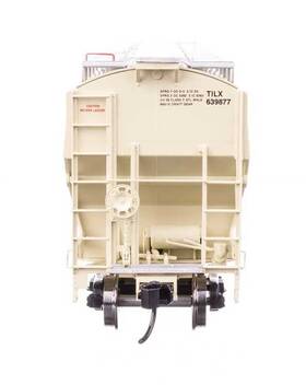 920-110331 Walthers Ho Vera Sun 67ft Trinity 6351 4-bay Covered Hopper #639877