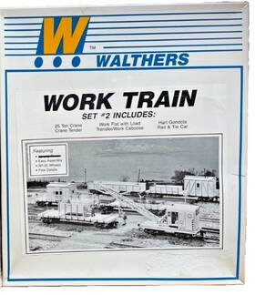 932-92 Walthers 930-92 Work Train Set #2 Total Of 6 New Kits In One Box