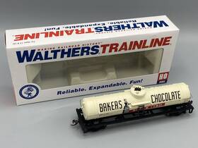 931-1615 Walthers Trainline Ho Scale Bakers Chocolate Tank Car Gatx 31057 #931-1615