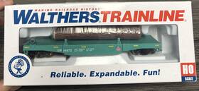 931-1773 Walthers Trainline Ho Rtr Union Pacific Log Dump Car Nib Cc