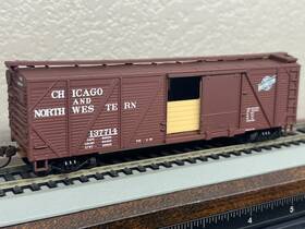 932-2127 Walthers Chicago Northwestern Grain Door Usra 40ft Single Sheathed Box Car Ho Scale New 932-2127 Walthers Chicago Northwestern Grain Door Usra 40ft Single Sheathed Box Car Ho Scale New