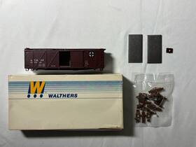 Walthers 932-2155 Vintage Ho Scale Atsf 40 Wood Box Car Kit With