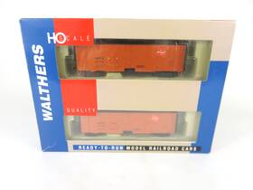 932-22575 Walthers Ho 40ft General American Meat Reefer Milwaukee Road 2 Pack Nos