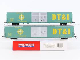 932-23516 Walthers Ho #932-23516 Dt&i Detroit Toledo And Ironton 86ft Hi-cube Box Car 2-pack
