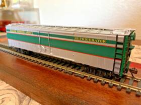 932-23936 Walthers Rea Express Agency Ice Reefer 50 Ft Car - Ho Scale Inch Green Band Red Logo New
