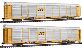 932-240108 Walthers Ho Gold Line Bi-level Auto Carrier Seaboard Coast Scl