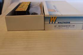 932-2475 Walthers Ho Scale 40ft Box Car Peerless Beer Yellow #3004 - Bnos