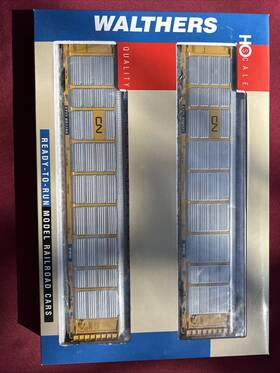 932-24864 Walthers 932-24855 Ho Scale Cn Thrall 89ft Tri-level Auto-carriers 2-pack Ln/box