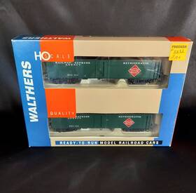 932-25471 Walthers - Ho Rea Gacx Wood Reefer 2-pack #406 And #352 Train