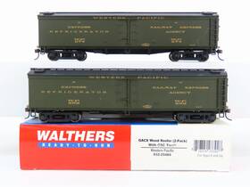 932-25484 Walthers Ho Scale Wp Western Pacific Gacx Wood Reefer 2-pack