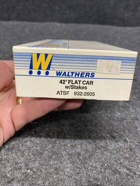 Walthers 932-2605 Vintage Ho Kit 42 Ft Flat Car Stakes Nib Sealed Wl050126-08