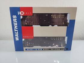 932-27104 Walthers Ho Wisconsin Central Gunderson 50ft Hi-cube Paper Box Car