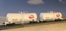 932-27210 Walthers Ho Ammx Kt Clays Funnel Flow Tank Cars 2 Pre-owned No Box