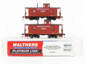932-27641 Walthers Ho Scale Platinum Line Prr Pennsylvania Wood Caboose 2-pack 932-27641 Walthers Ho Scale Platinum Line Prr Pennsylvania Wood Caboose 2-pack