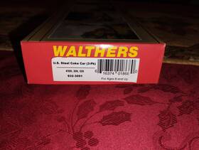 932-3091 Walthers U.s. Steel Coke Car 3-pack #932-3091 Ho Scale
