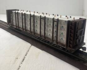 932-3162 Walthers Ho Scale Gold Line Pulpwood Flat Car Southern Sou # 115560