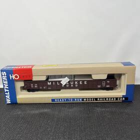 932-3274 Walthers Ho Scale Milwaukee Road 65ft Mill Gondola #93805 Milw