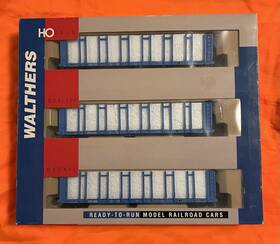 932-33154 Walthers Ho Georgia Pacific 63 Pulpwood Cars 3 Pack Knuckle Couplers