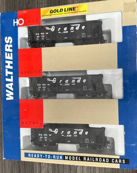 932-34235 Walthers Goldline #932-34235 Ballast Hoppers 3/pack D&rgw Nib