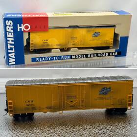 932-3451 Walthers 50ft Smoothside Box Car Chicago And North Western Cnw Weathered