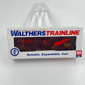 931-1675 Walthers 932-3456 Trainline Ho Western Pacific W.p. 56057 50ft Plug-door Boxcar #931-1675