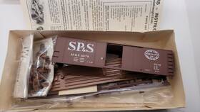 932-3501 Walthers Ho Sp And S With Dreadnaught Ends 40ft Aar Steel Box Kit