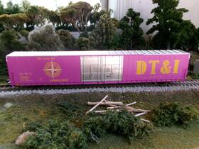 932-35017 Walthers Gold Line Dt&i Ps 86ft 4 Door High Cube Boxcar