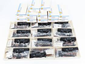 932-36 Walthers Ho Scale Set Of 12 N&w Norfolk And Western 36ft 2-bay Hopper Kits