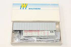 932-3650 Walthers Ho 50ft Airslide Hopper Undecorated With Up Decals Kit