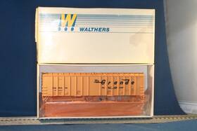 932-3676 Walthers Jp Ho Scale Train 50 Airslide Hopper D&rgw #15937 Orange