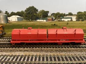 932-3836 Walthers Ho 55ft Cushion Coil Car With Angled Hoods Cp Rail Nib Nos #