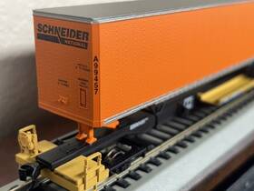 Walthers 932-39814 Ttx / Schneider Tofc Front Runner Single Intermodal 48ft Trailer Ho Scale New