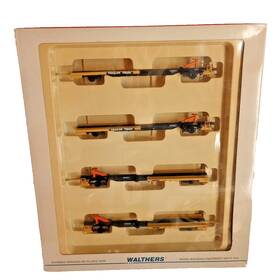 932-3992 Walthers 1980s Ho Ttx Four Runners 4-pack In Box Euc