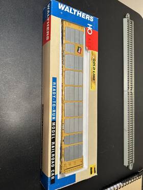 932-40120 Walthers Ho Gold Line Tfm Rack #6389/flat Ttgx #987351 Auto Carrier