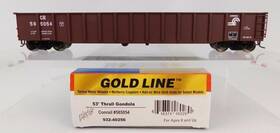 932-40256 Walthers Ho Scale Conrail 53ft Thrall Gondola Car #585054