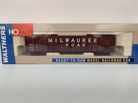 932-4055 Walthers Ho Milwaukee Road 61ft Wood Chip Car 276147 Ready-to-run Model Train
