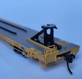 932-40803 Walthers Nos Gold Line 89ft Flat Car With Acf Hitches Ttx #993511