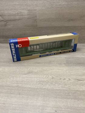 932-4105 Walthers Ho Centerbeam Flat Car Burlington Northern