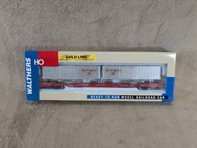 932-41057 Walthers Ho Cbq Flexi-van Mark Iv Flat Car Trailer 96005 Gold Line