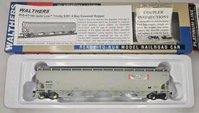 932-41110 Walthers Platinum Line Midwest Ddg Mwtx 4-bay Covered Hopper