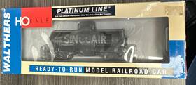 932-41755 Walthers Platinum Ho 10 000 Gallon Insulated Tank Car Sinclair Nib
