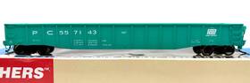 932-41914 Walthers Ho Platinum Aar 52 Ft 6 In Drop End Mill Gondola Penn Central