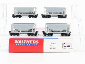 Walthers 932-4400 Ho Scale Undecorated Ore Cars 4-pack