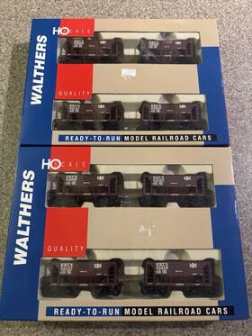 932-4406 Walthers Ho #932-4406 4-pack Bessemer And Lake Erie Ore Cars Lot Of 2 8 Nib
