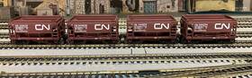 932-4503 Walthers Canadian National Cn Taconite Ore Cars Goldline 4-pack